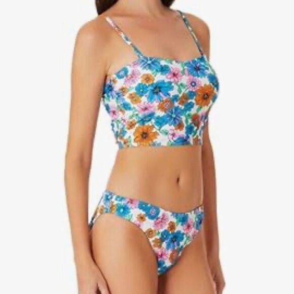 NWT Macy’s California Wave floral two piece - Picture 1 of 9